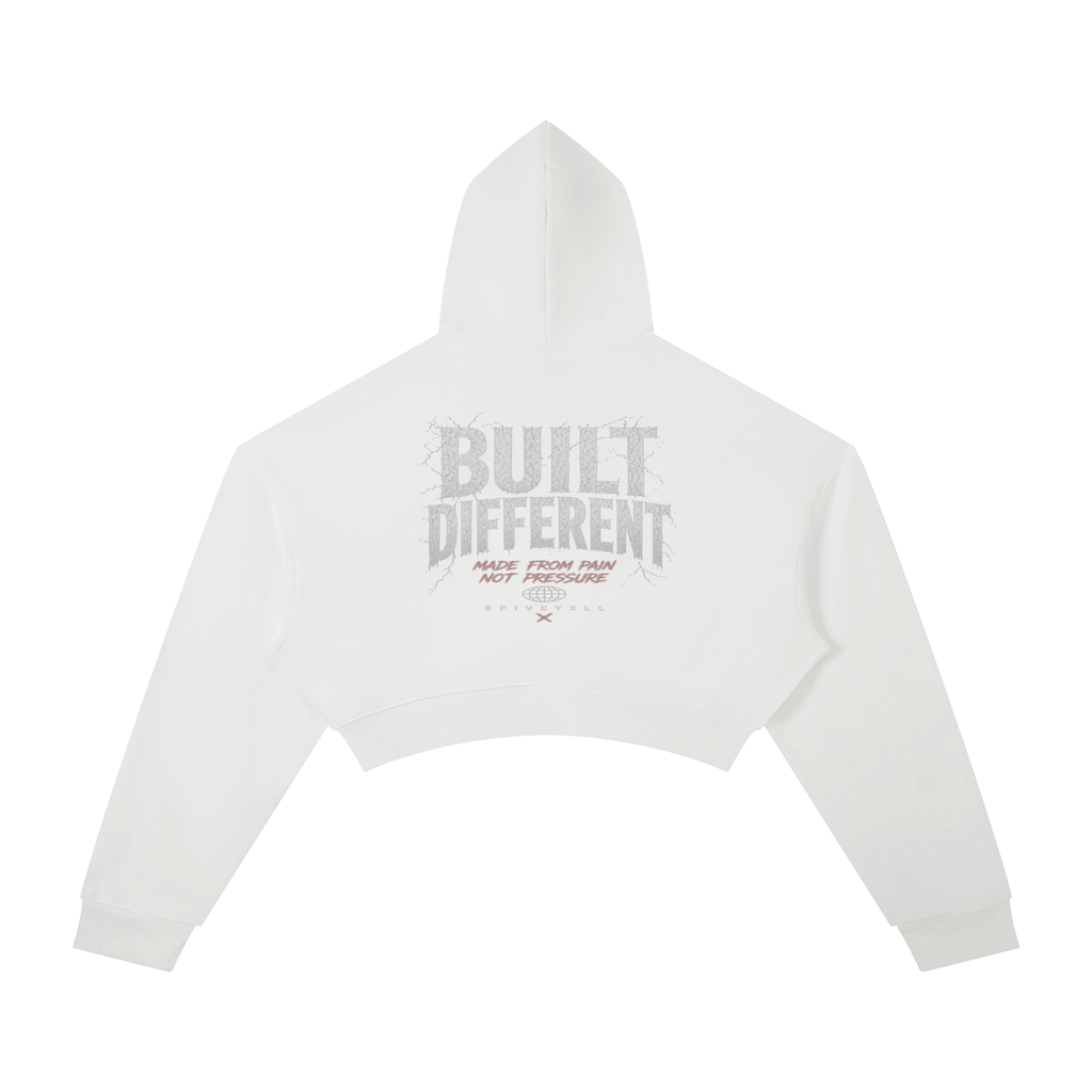 Built Different Cropped Hoodie