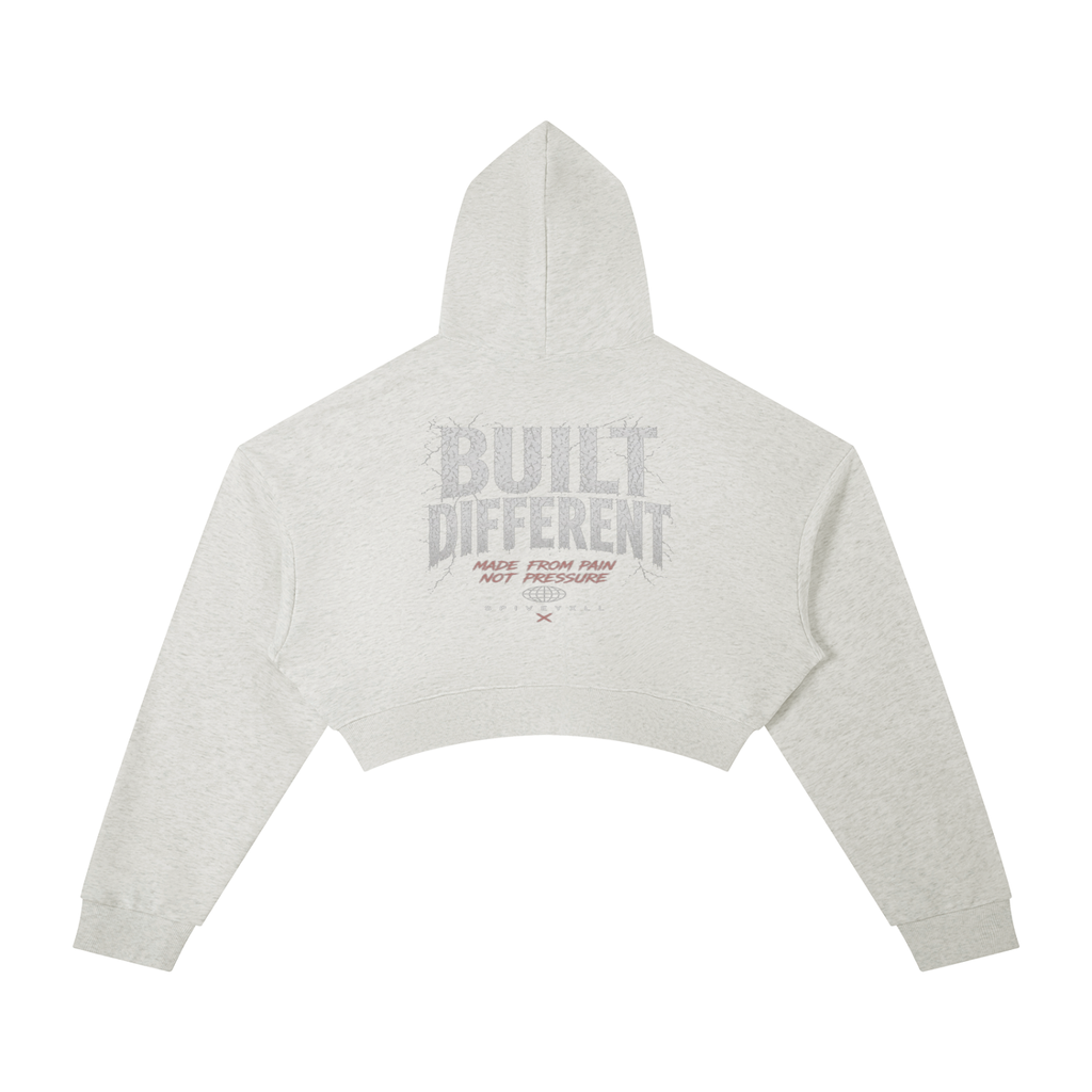 Built Different Cropped Hoodie
