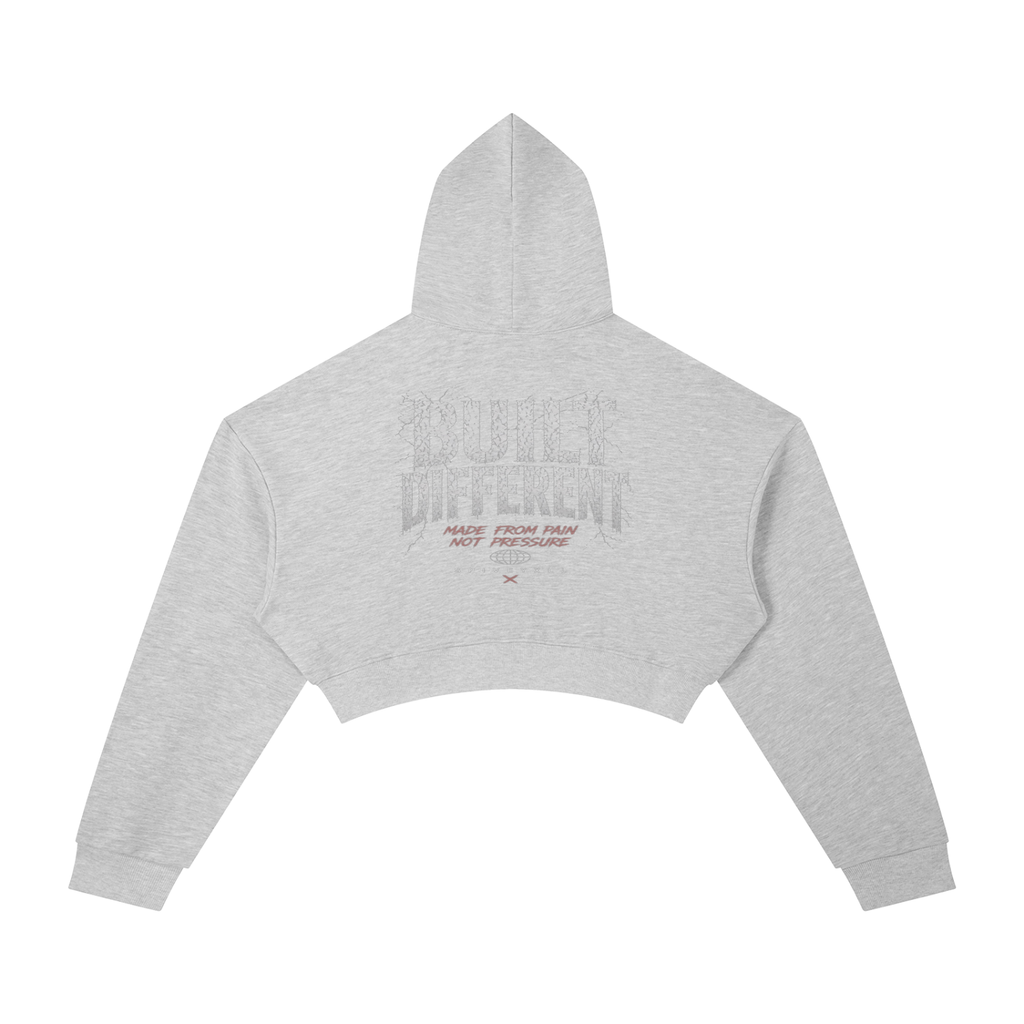 Built Different Cropped Hoodie